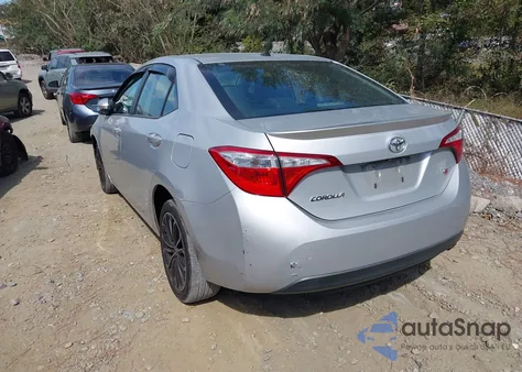2015 Toyota Corolla S Plus из США, поврежденный, VIN 2T1BURHE7FC375304